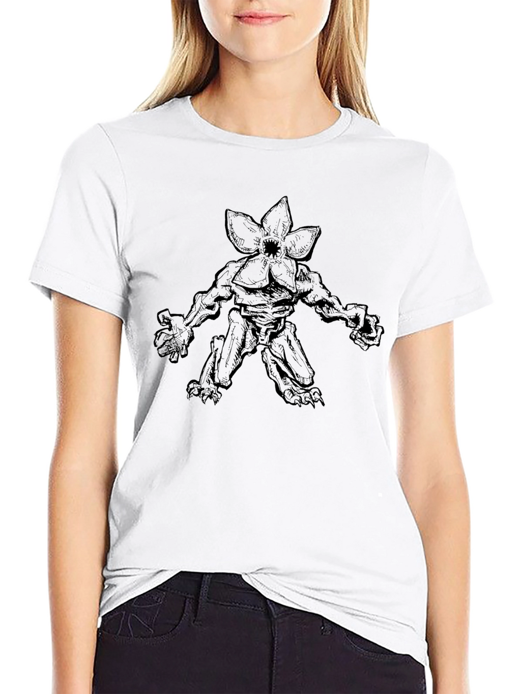 Demogorgon Black Graphic Tee
