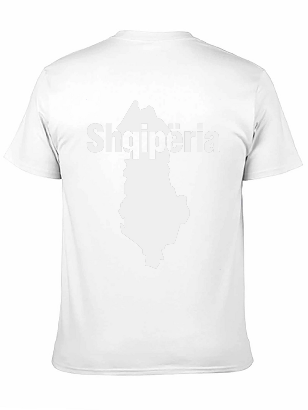 Albania Map T-Shirt - Black Shqipëria Pride