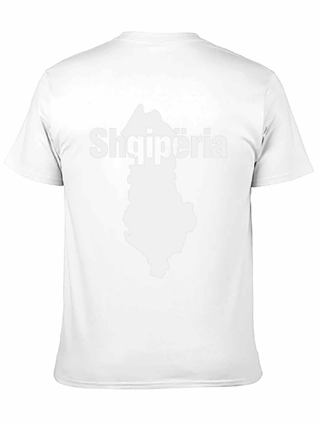 Albania Map T-Shirt - Black Shqipëria Pride