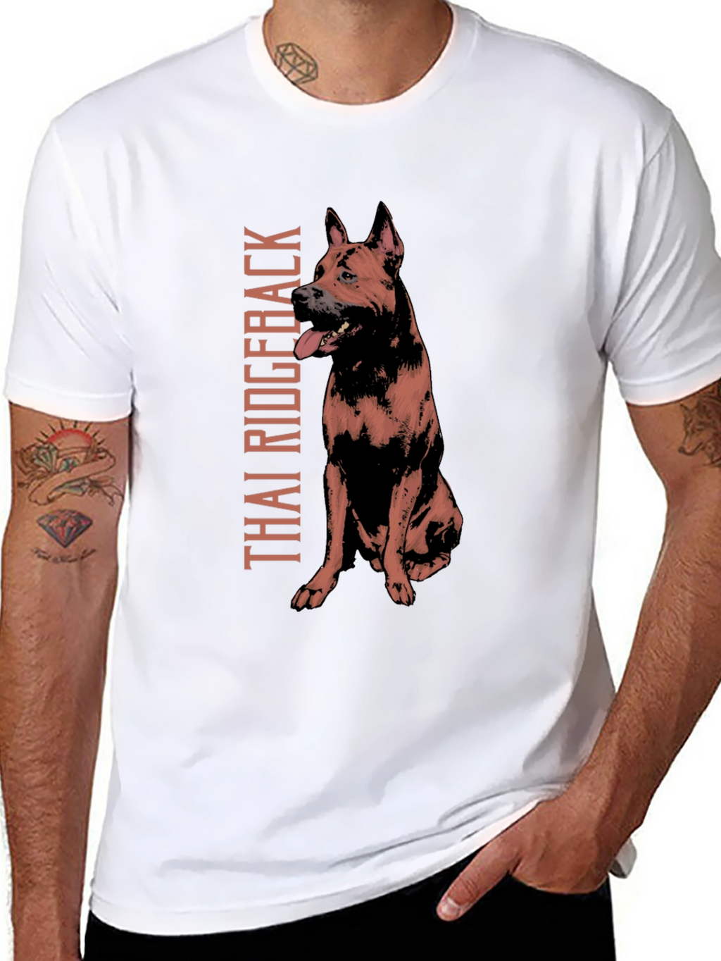 Thai Ridgeback Dog Graphic T-Shirt