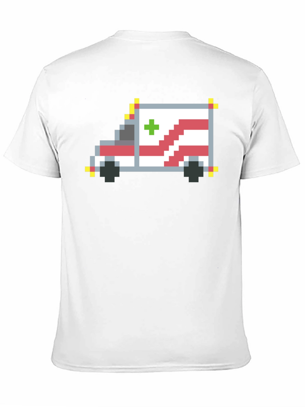 Pixel Ambulance Graphic T-Shirt