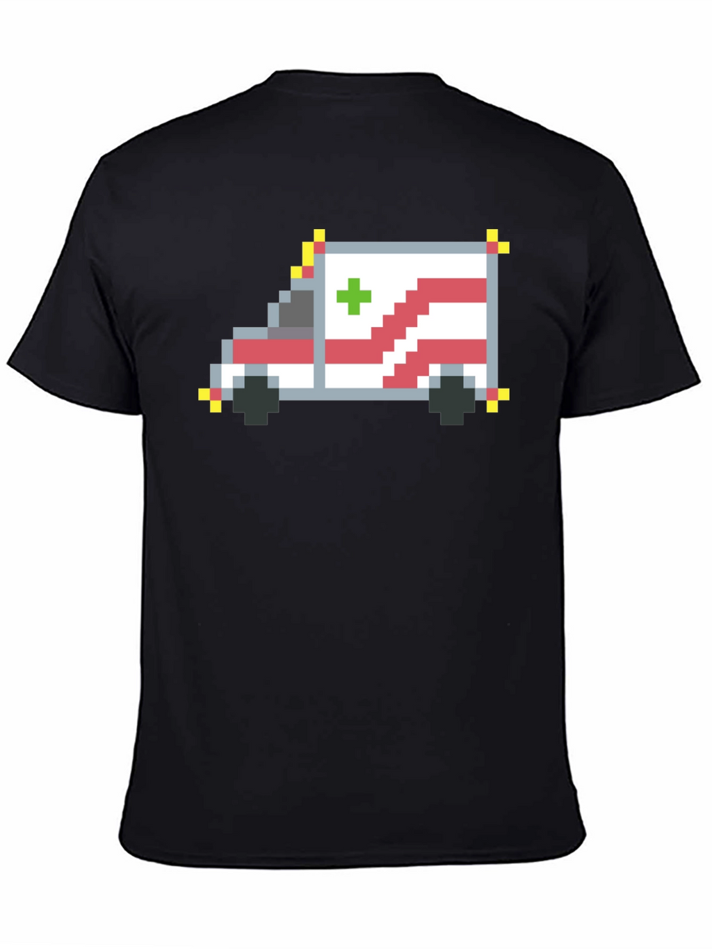Pixel Ambulance Graphic T-Shirt
