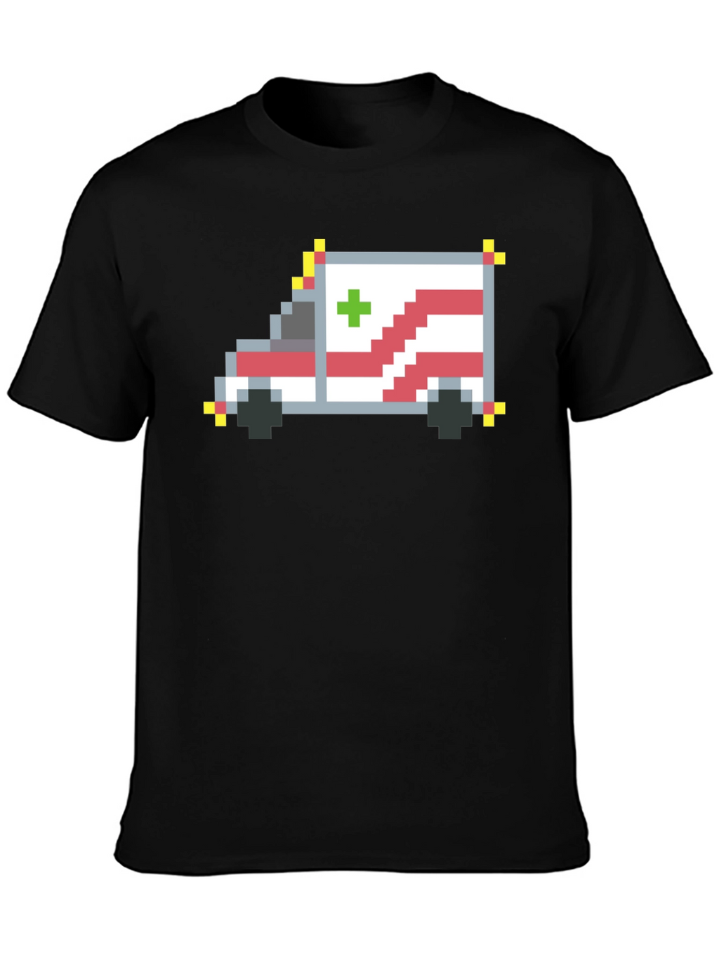 Pixel Ambulance Graphic T-Shirt