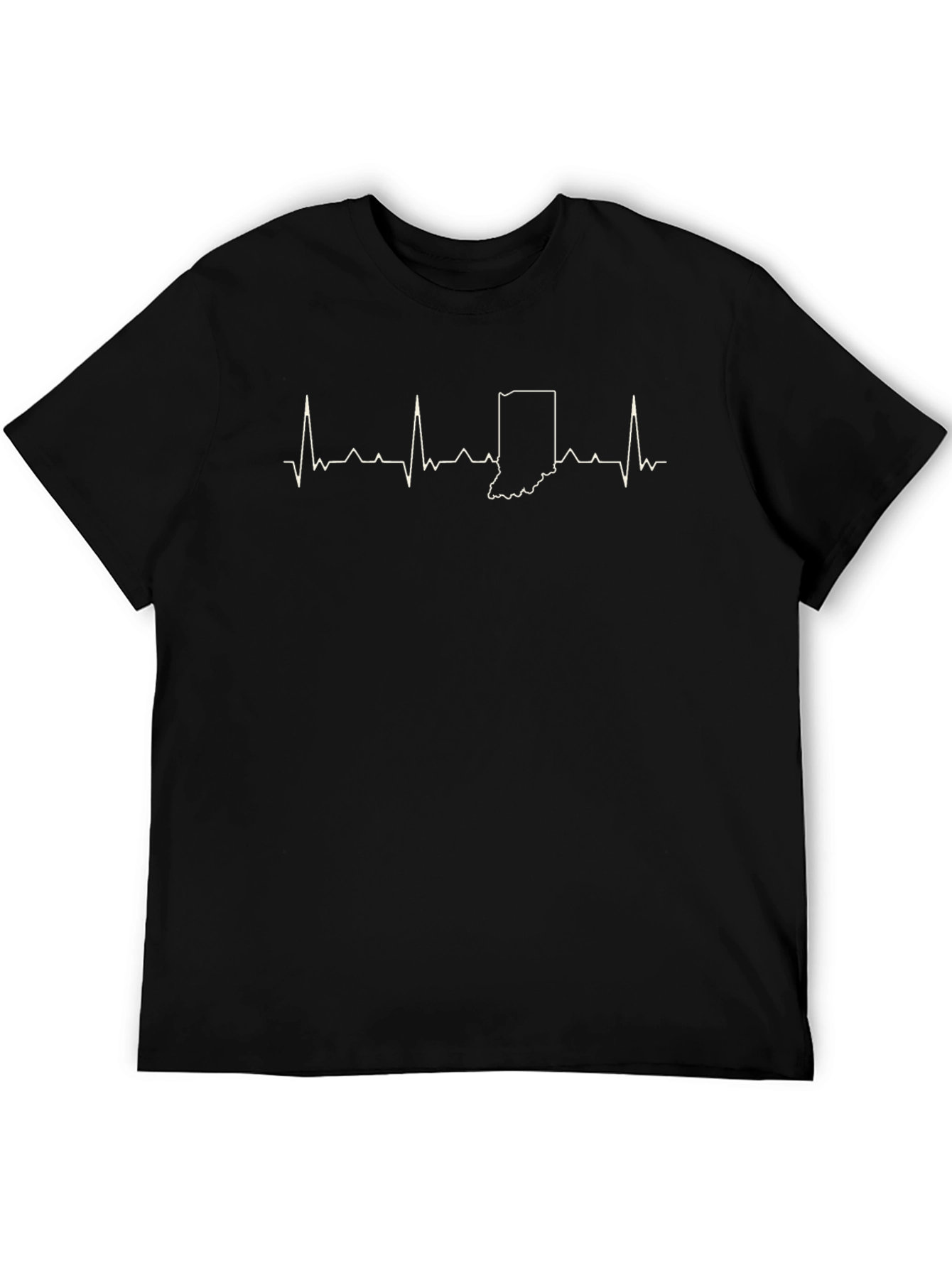 Indiana Heartbeat T-Shirt - State Pride Tee