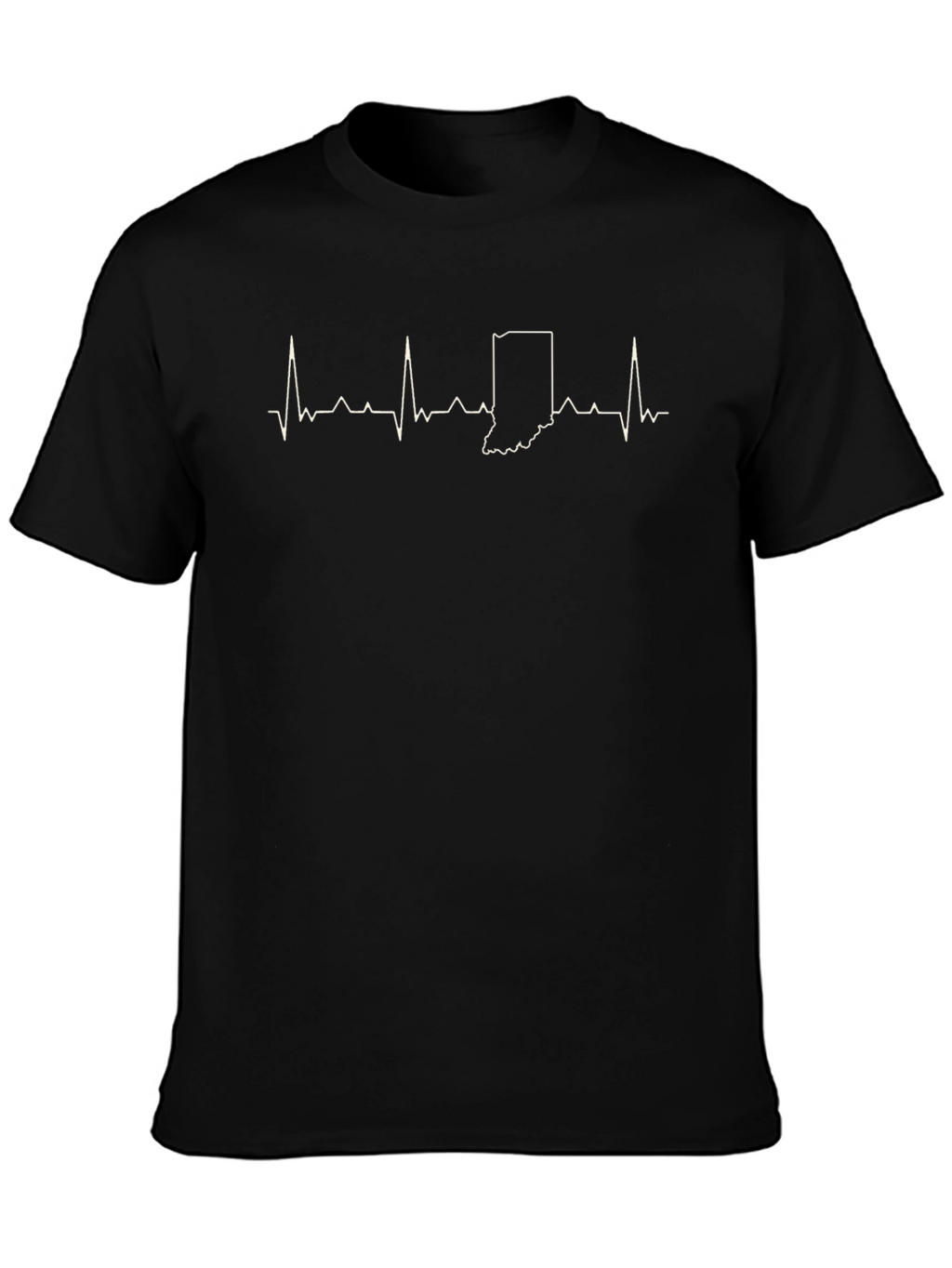 Indiana Heartbeat T-Shirt - State Pride Tee