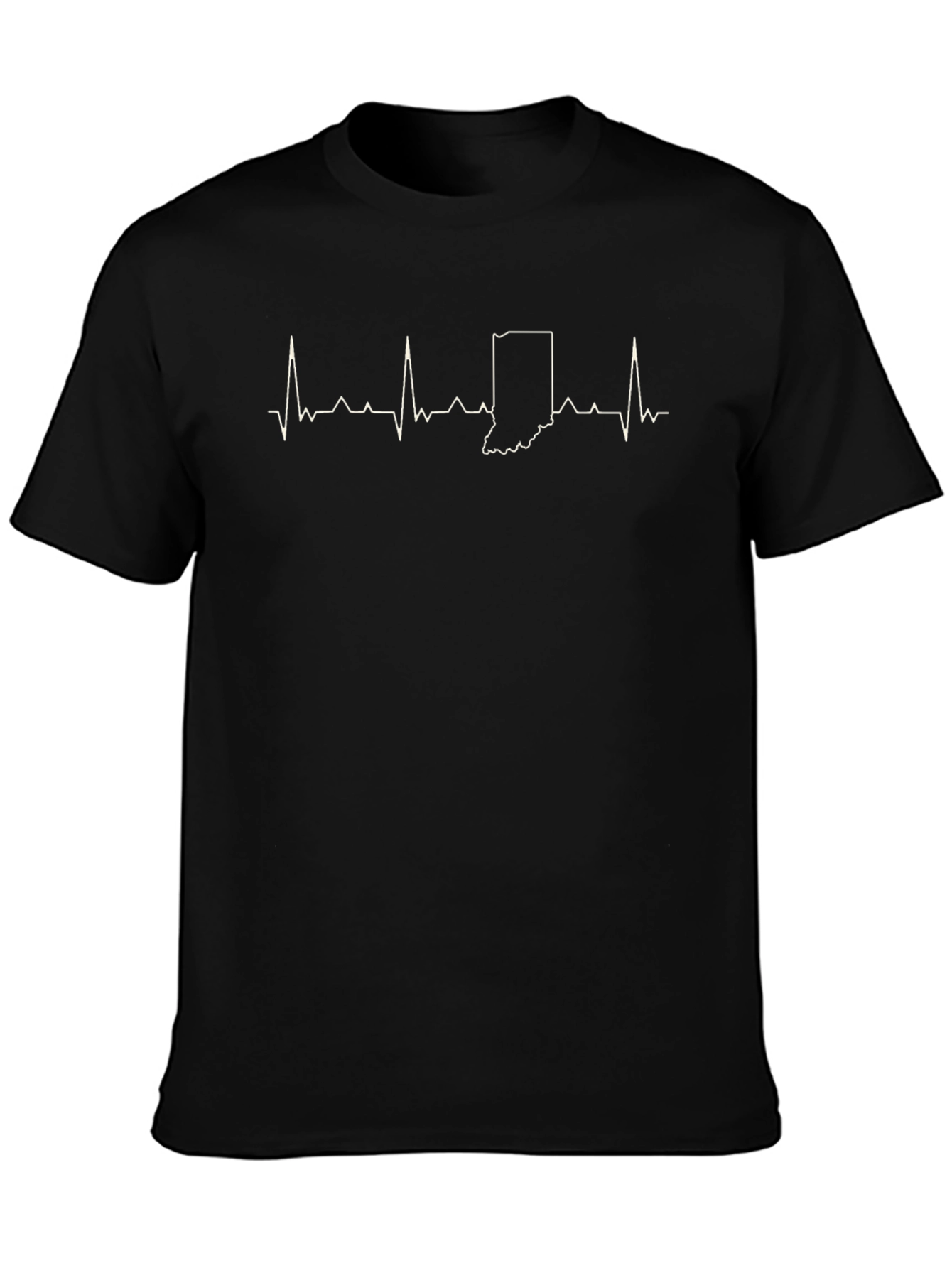 Indiana Heartbeat T-Shirt - State Pride Tee
