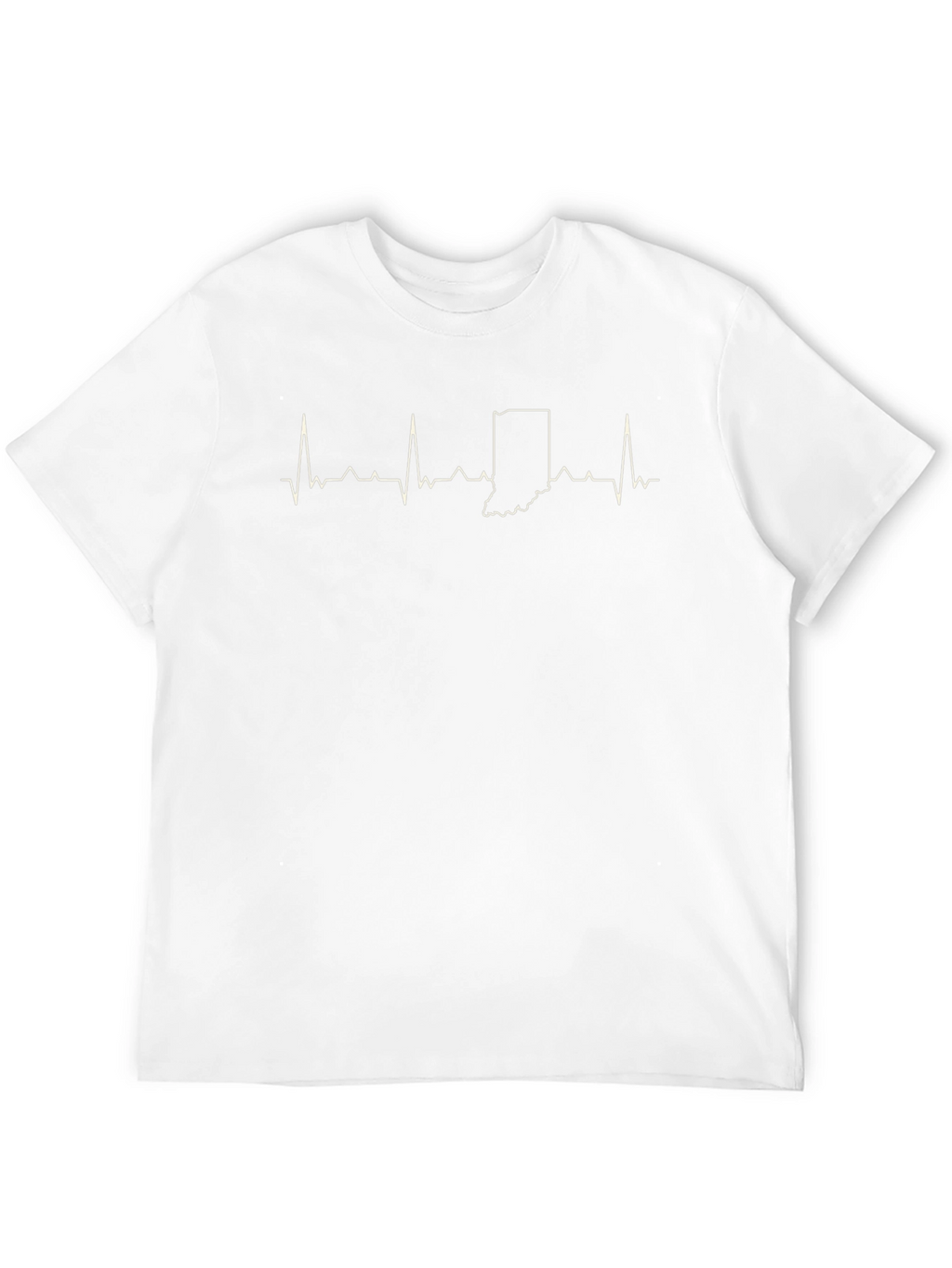 Indiana Heartbeat T-Shirt - State Pride Tee