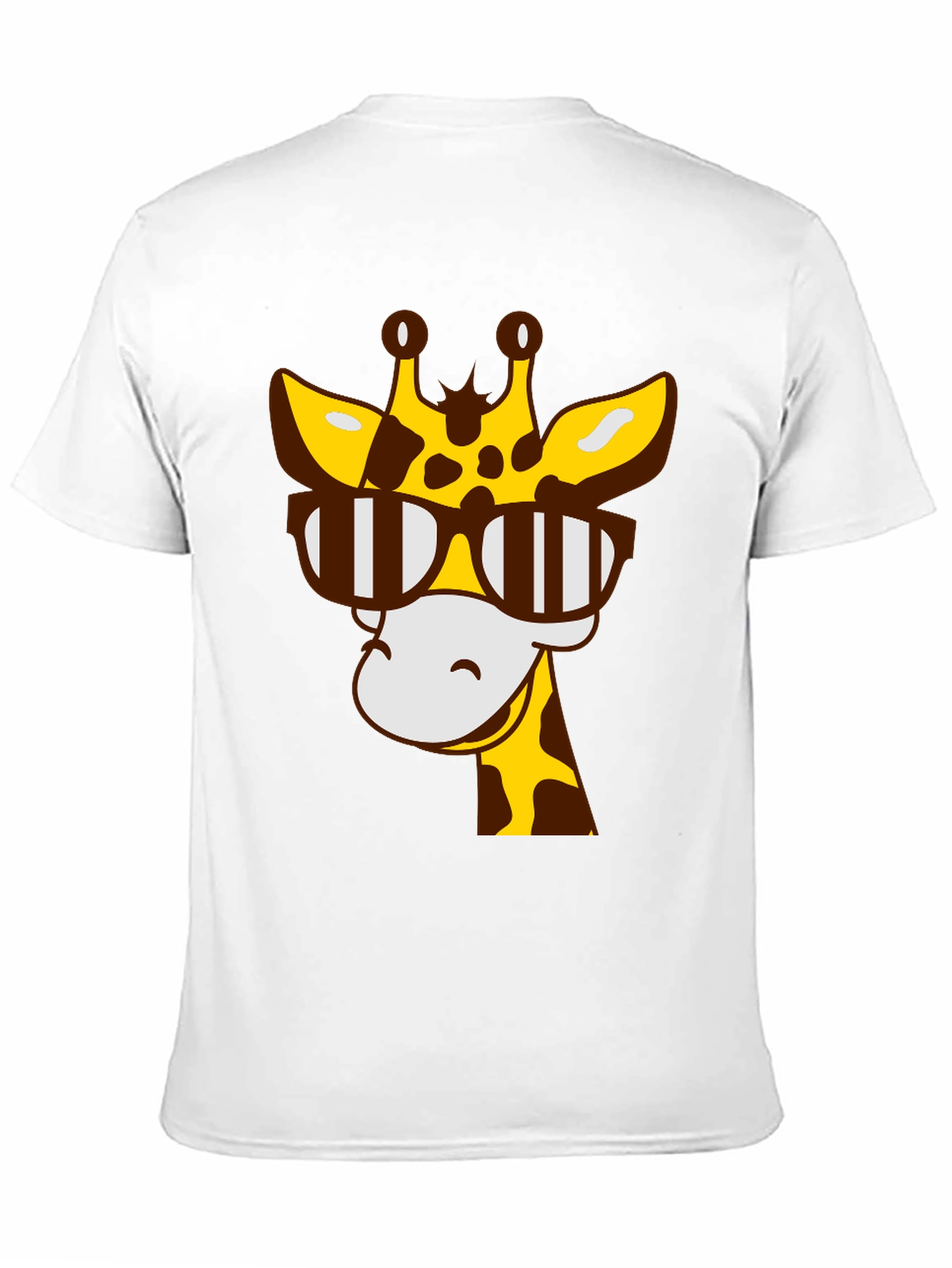 Cool Giraffe Graphic Tee - Black