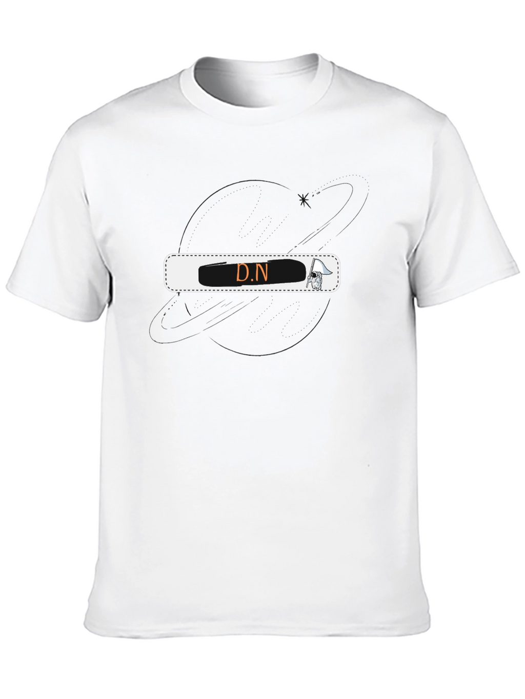 D.N Graphic Black T-Shirt