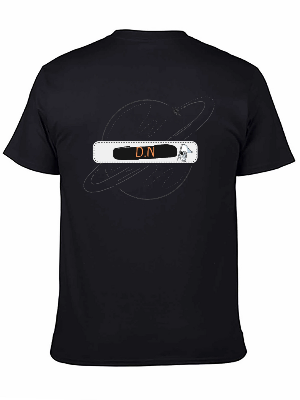 D.N Graphic Black T-Shirt