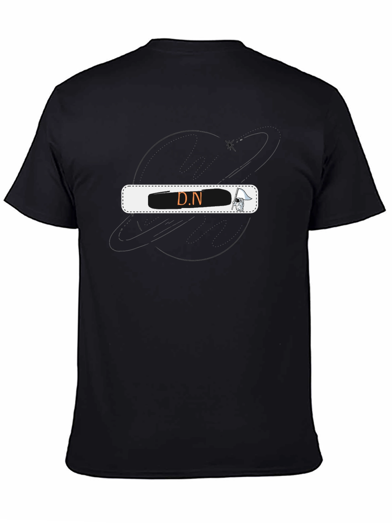 D.N Graphic Black T-Shirt