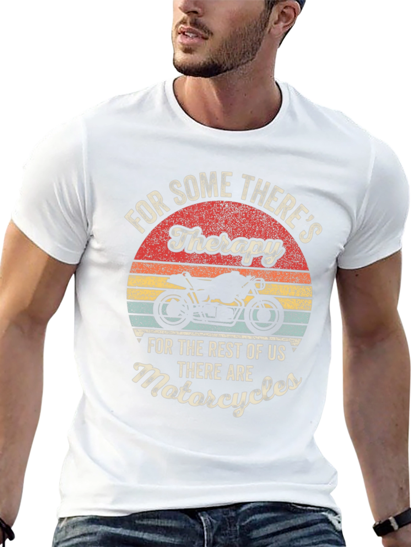 Motorcycle Therapy T-Shirt - Biker Apparel