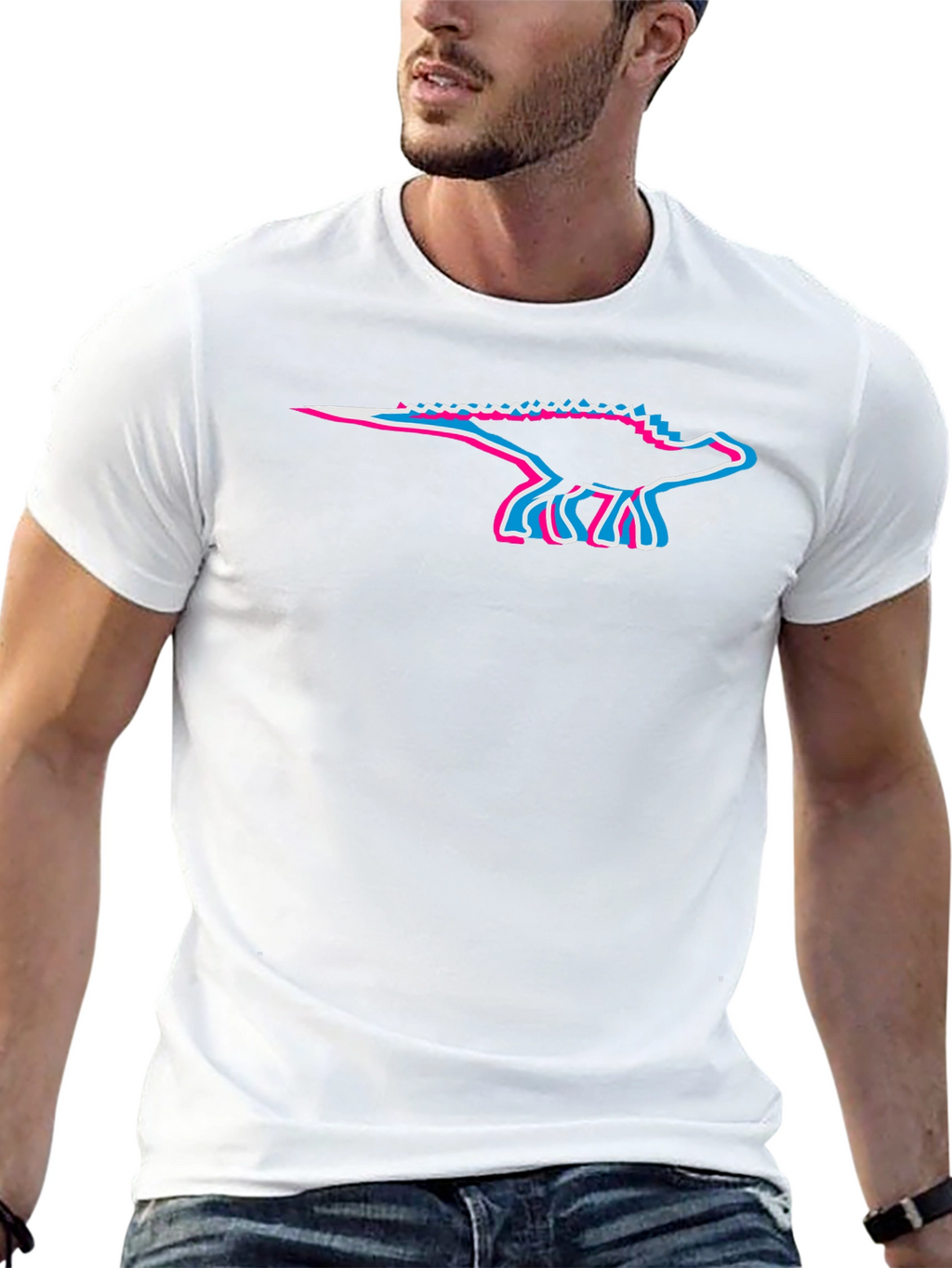 Ankylosaurus Glitchcore T-Shirt