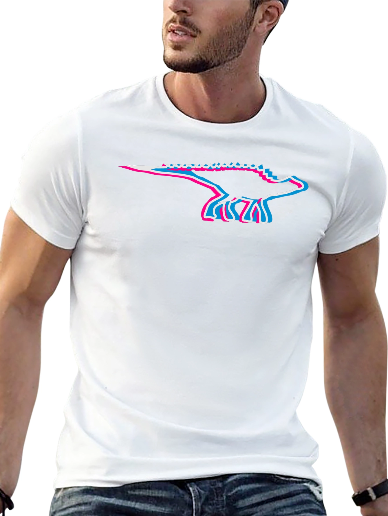 Ankylosaurus Glitchcore T-Shirt