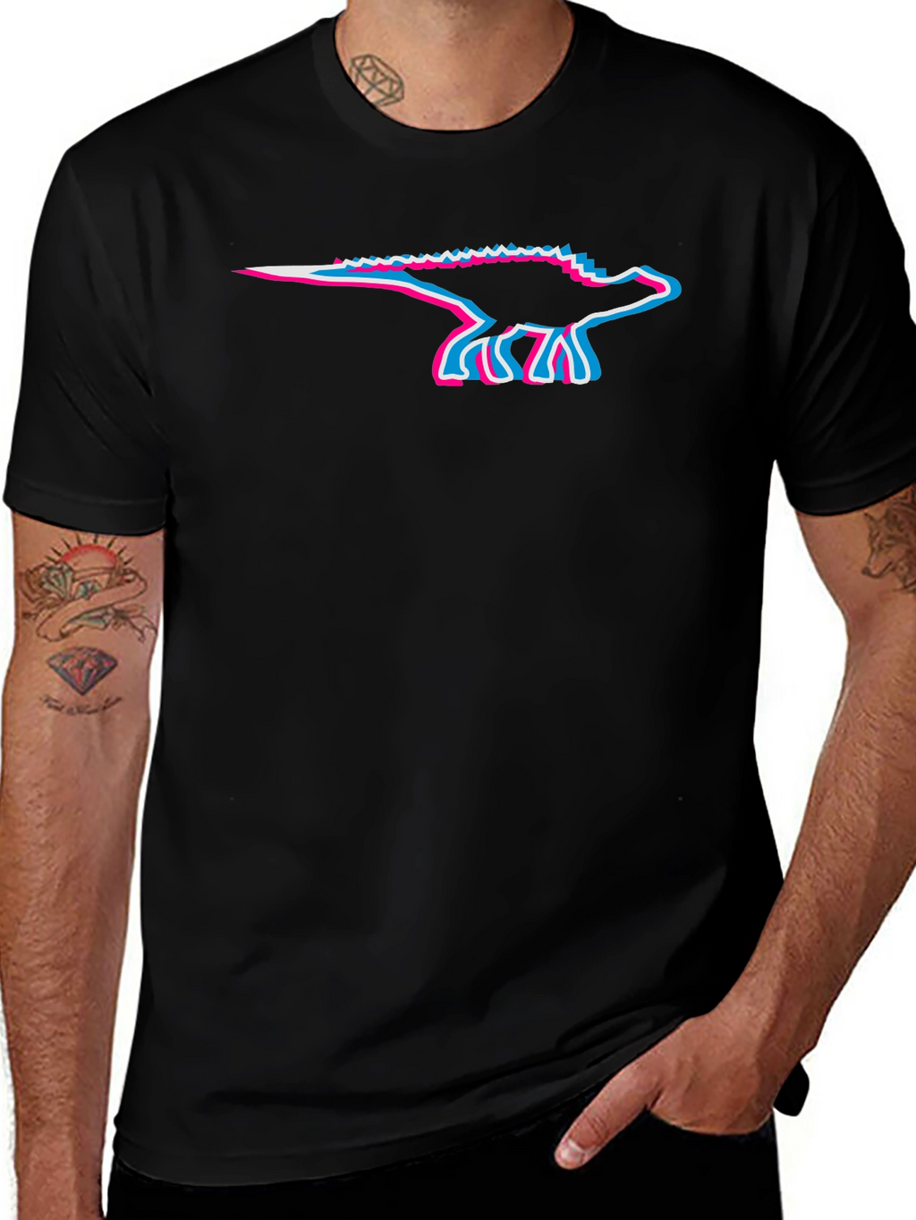 Ankylosaurus Glitchcore T-Shirt