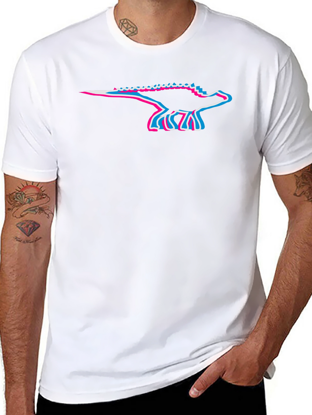 Ankylosaurus Glitchcore T-Shirt
