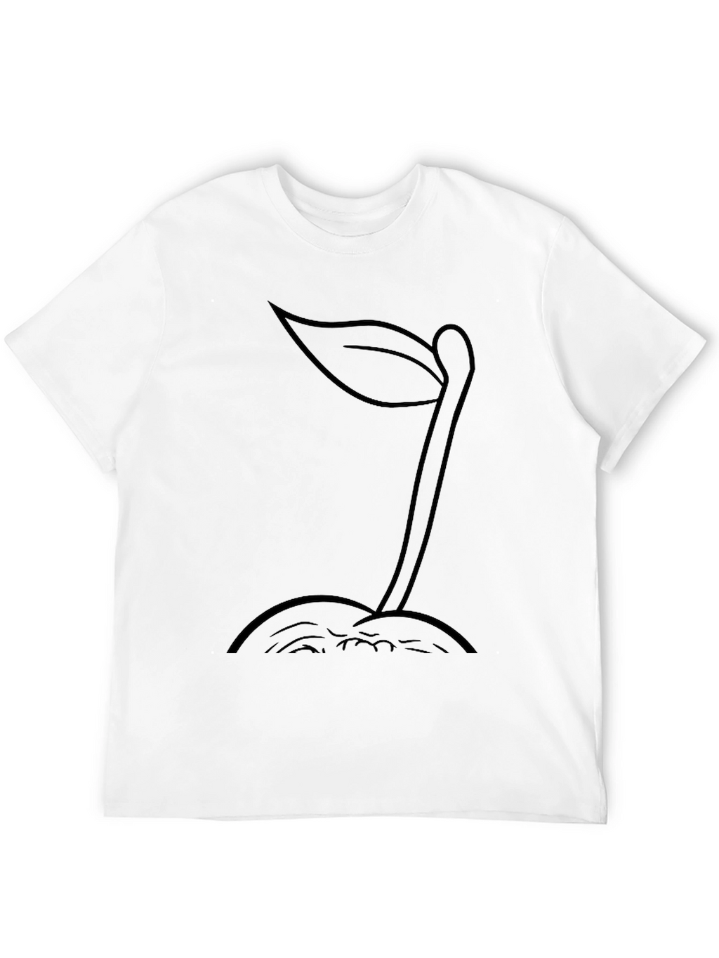 Sprout Graphic Tee - Black Unisex Shirt