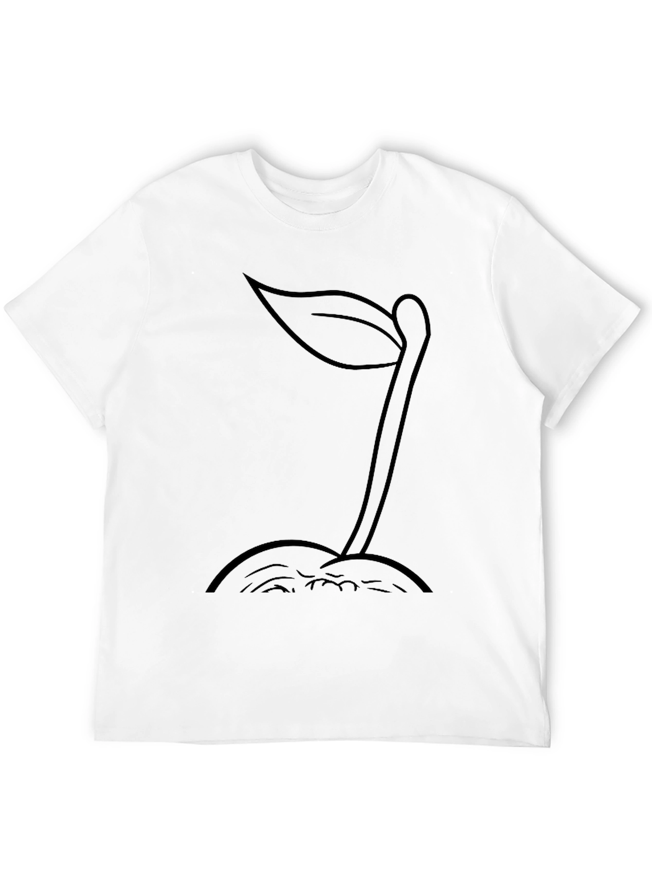 Sprout Graphic Tee - Black Unisex Shirt