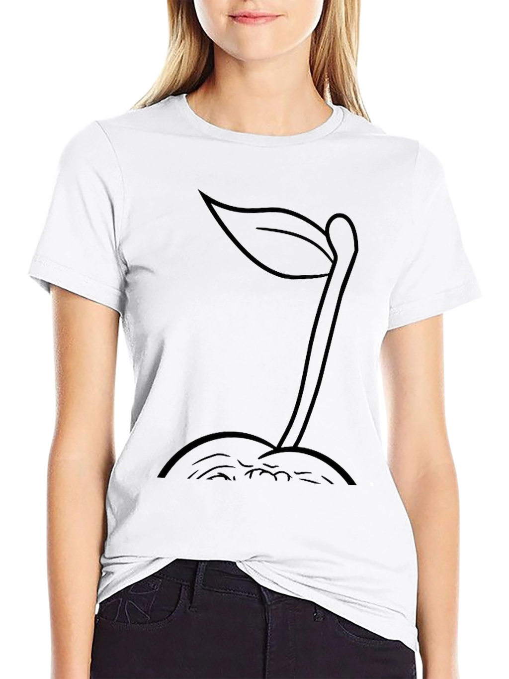 Sprout Graphic Tee - Black Unisex Shirt