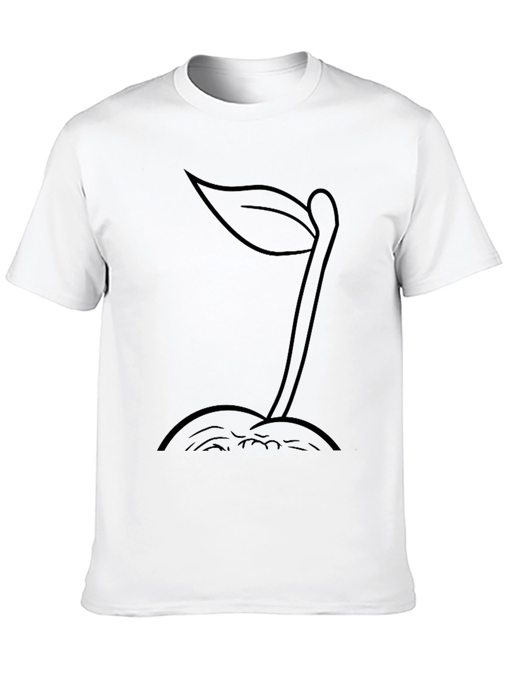 Sprout Graphic Tee - Black Unisex Shirt