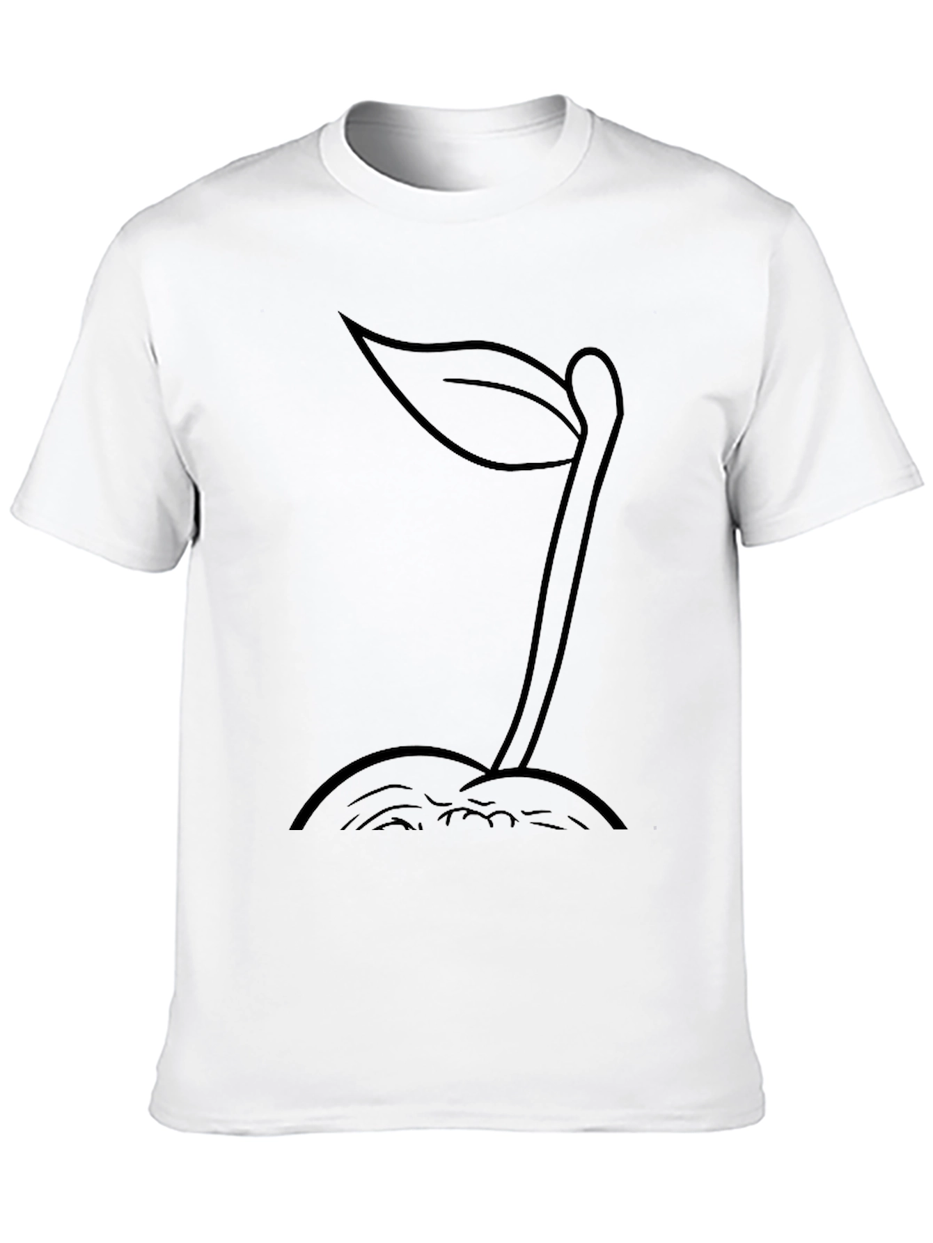 Sprout Graphic Tee - Black Unisex Shirt