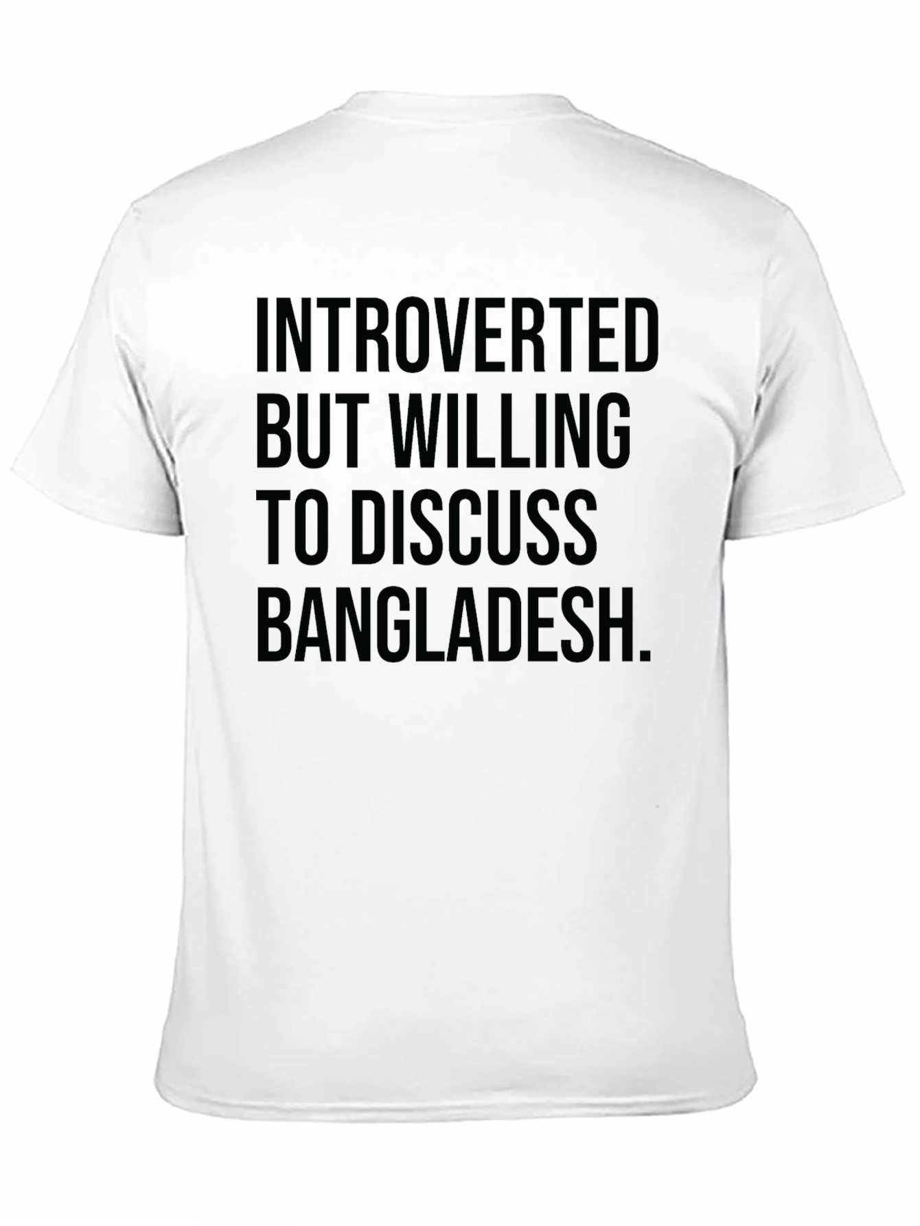 Introverted Bangladesh T-Shirt: Soft Cotton Tee