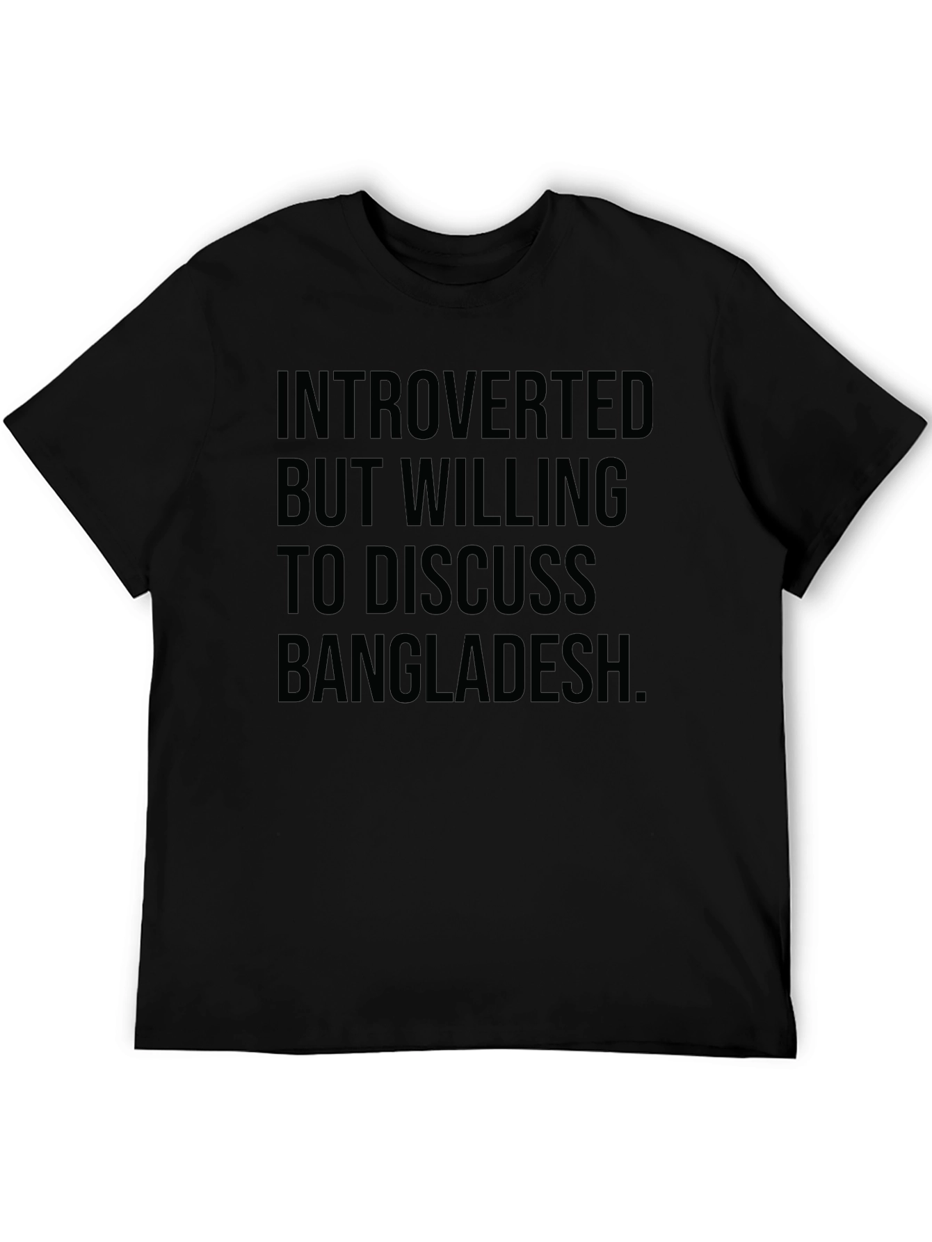 Introverted Bangladesh T-Shirt: Soft Cotton Tee