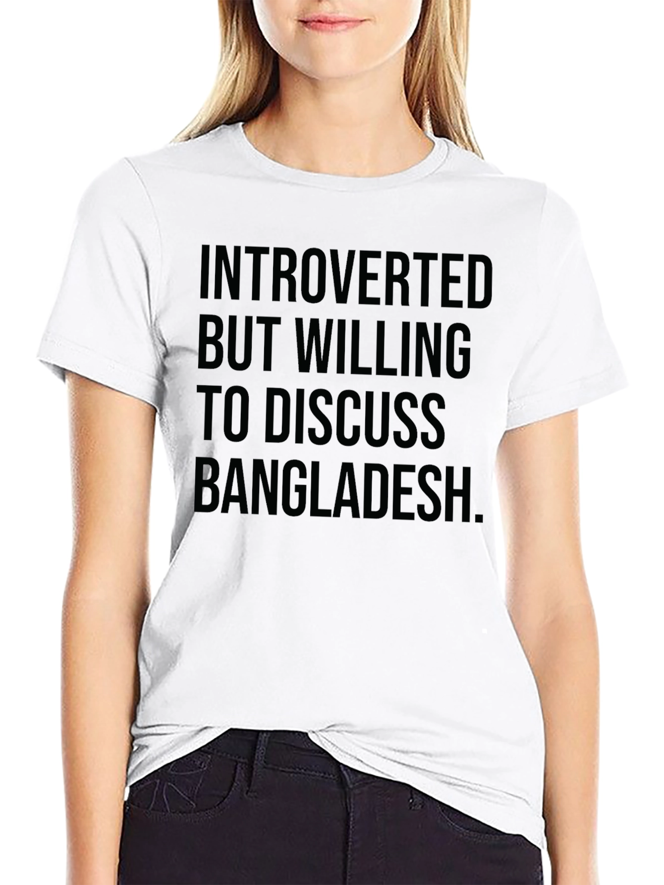 Introverted Bangladesh T-Shirt: Soft Cotton Tee