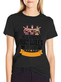 Real Athletes Run Miles Black T-Shirt