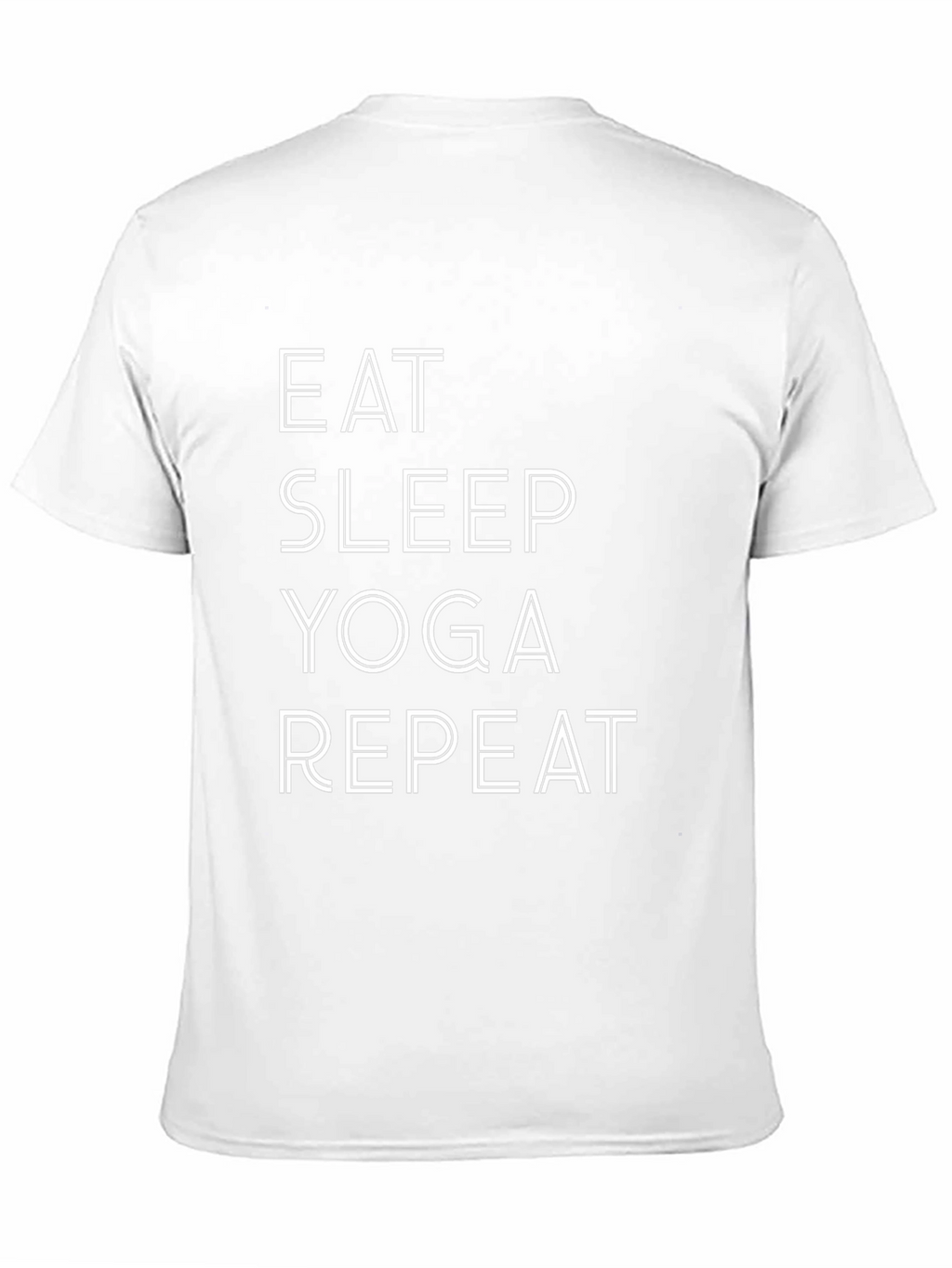Eat Sleep Yoga Repeat Graphic Tee