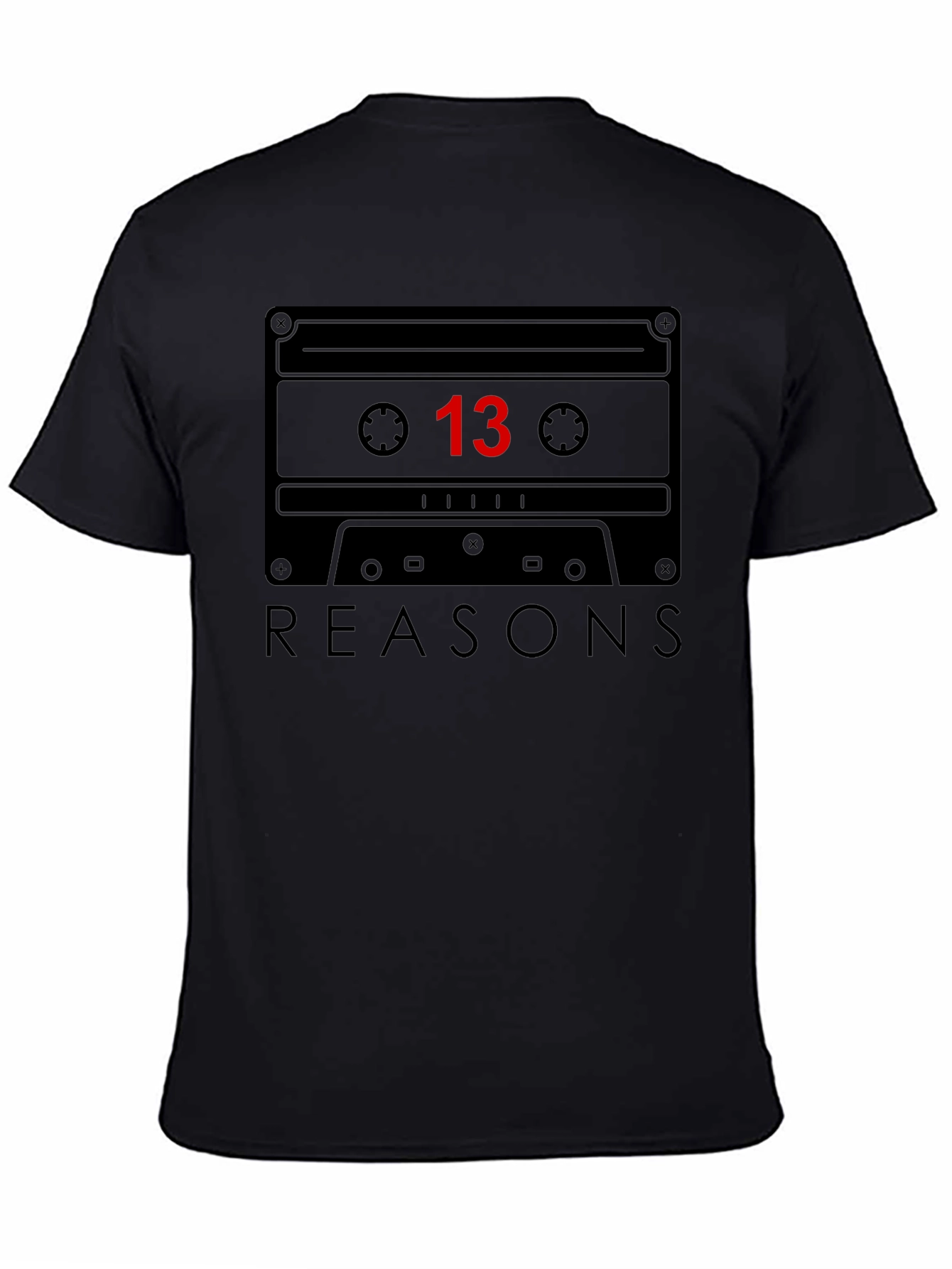 13 Reasons Why Cassette Tape Graphic Tee