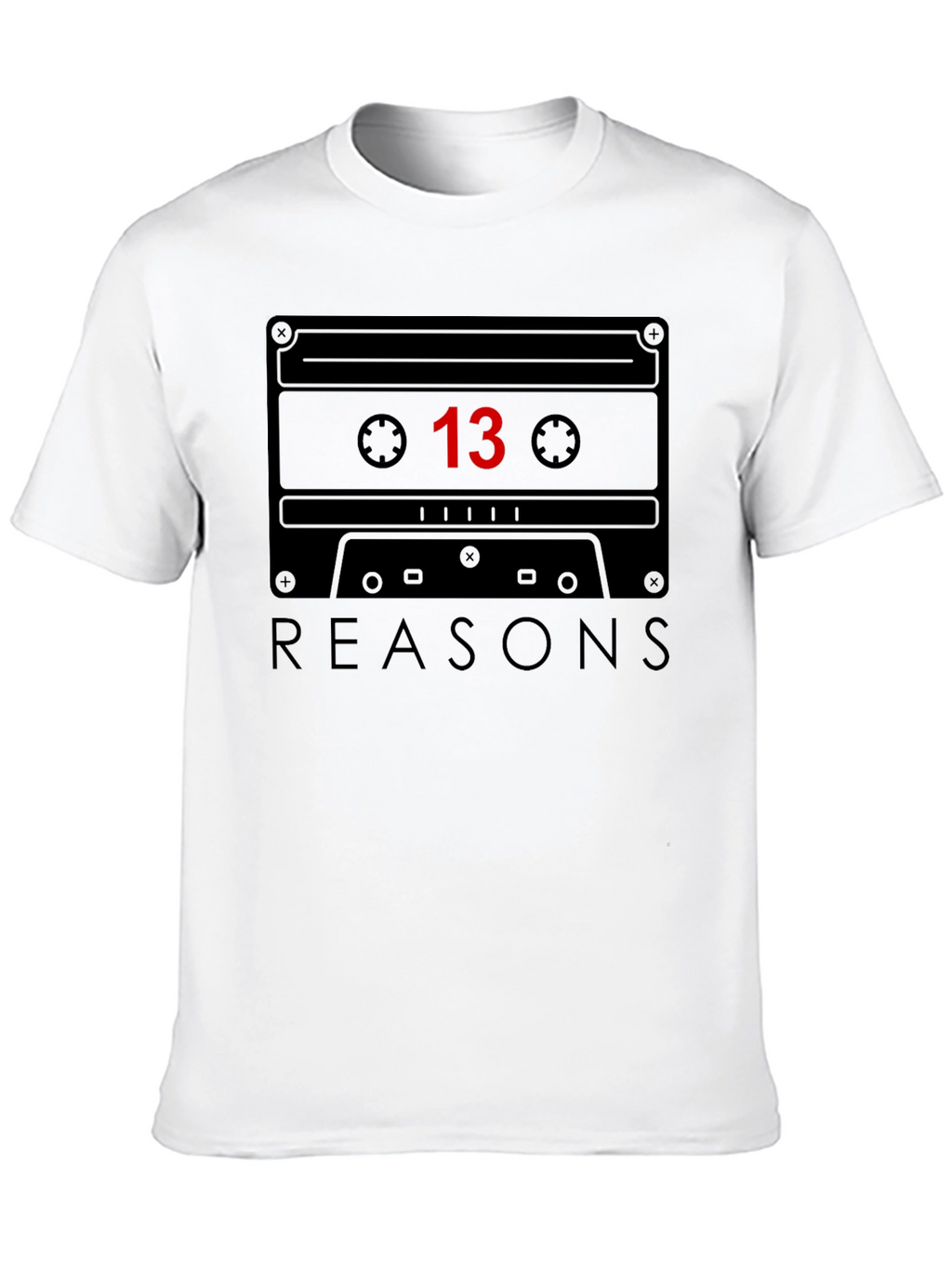 13 Reasons Why Cassette Tape Graphic Tee
