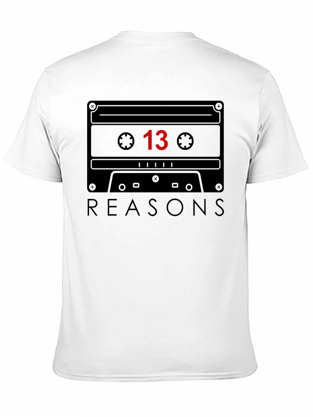 13 Reasons Why Cassette Tape Graphic Tee