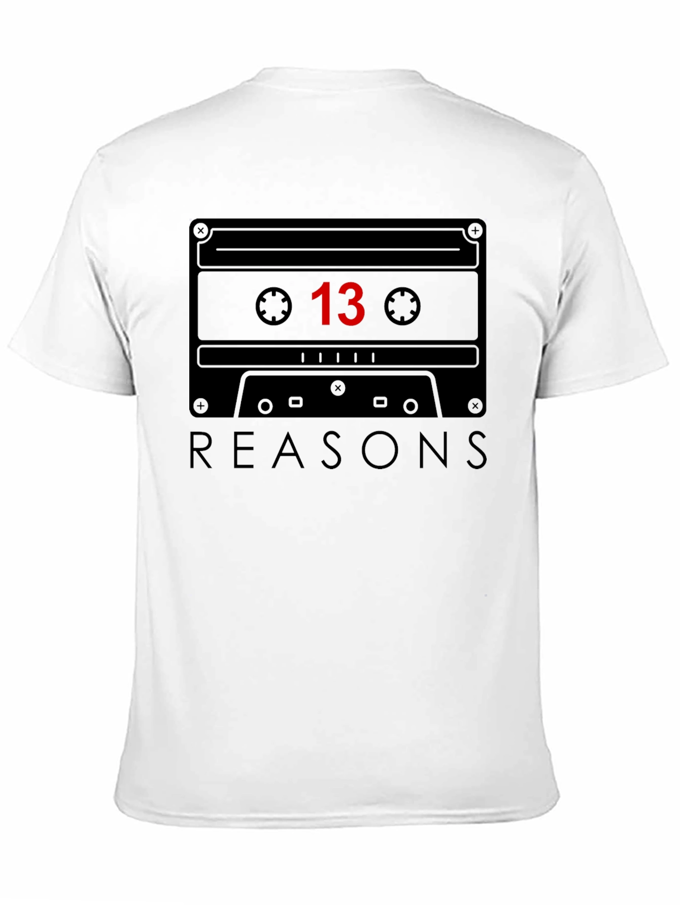 13 Reasons Why Cassette Tape Graphic Tee