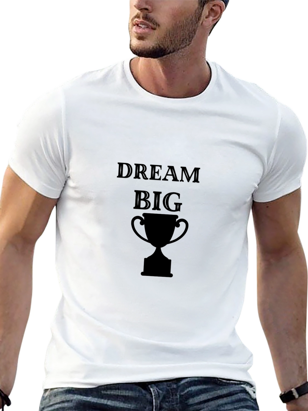 Dream Big Black Graphic Tee
