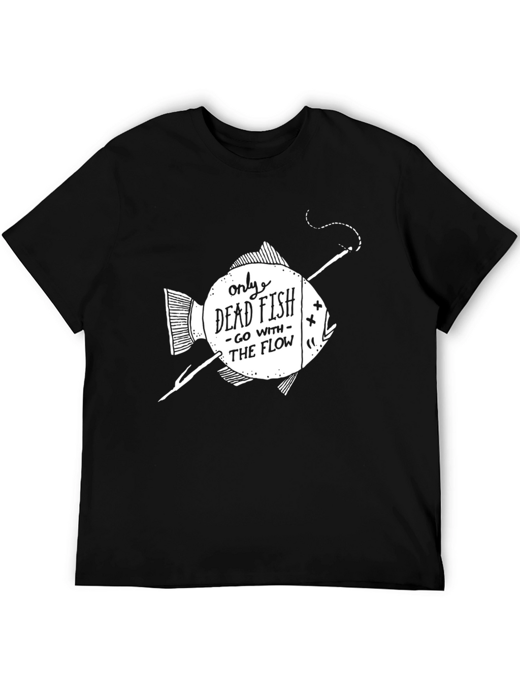 Only Dead Fish Graphic Tee