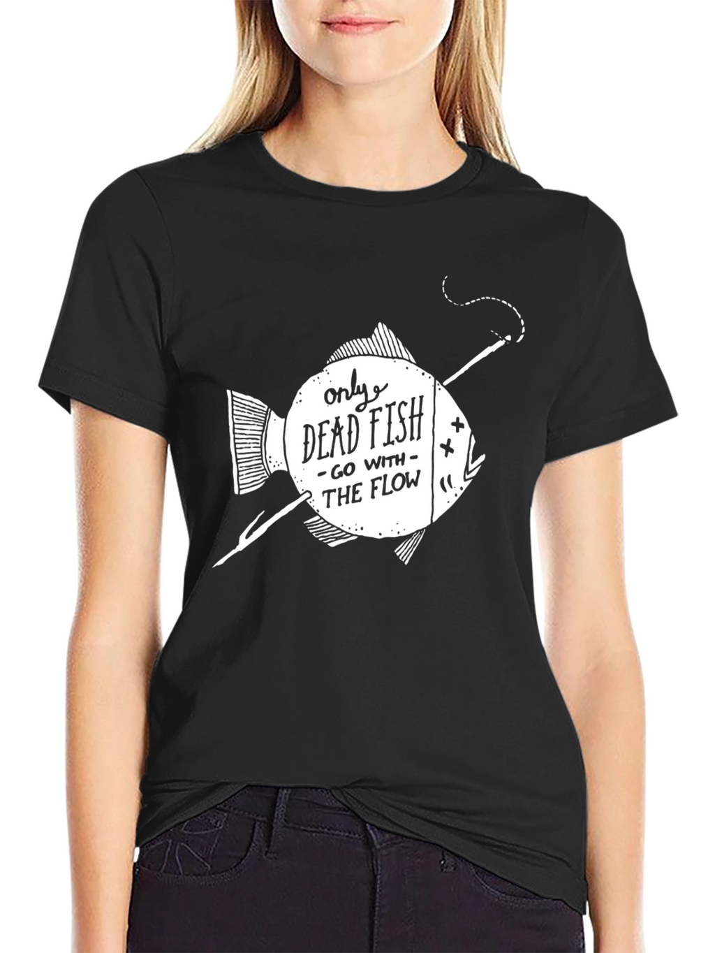 Only Dead Fish Graphic Tee