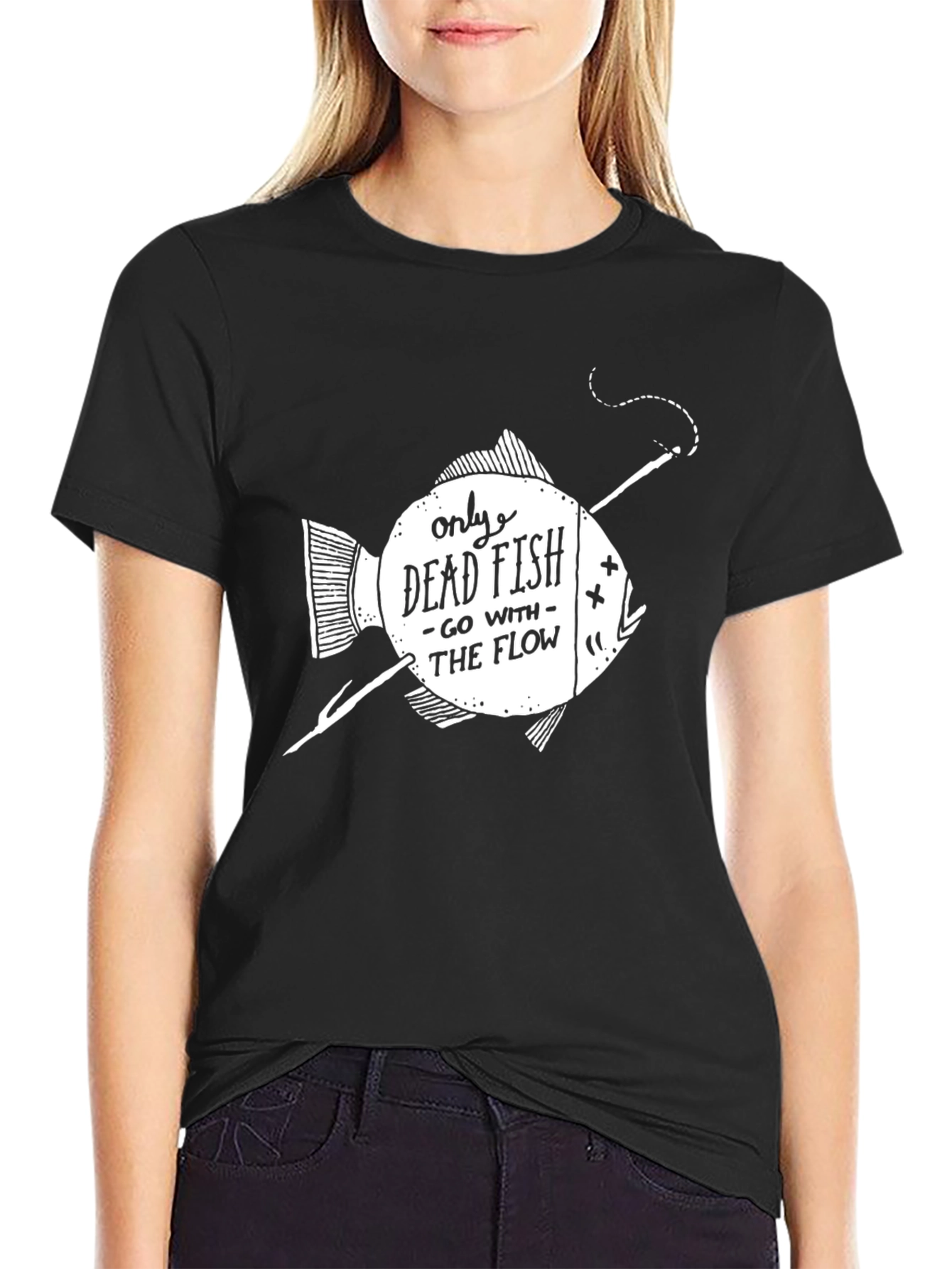 Only Dead Fish Graphic Tee