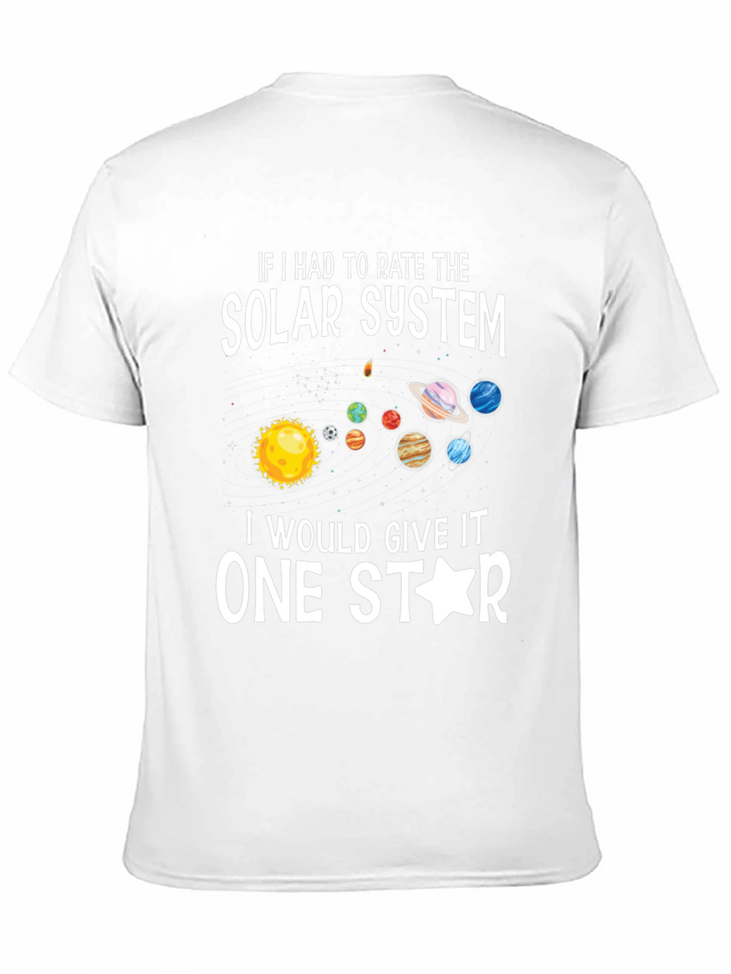 One Star Solar System Graphic T-Shirt