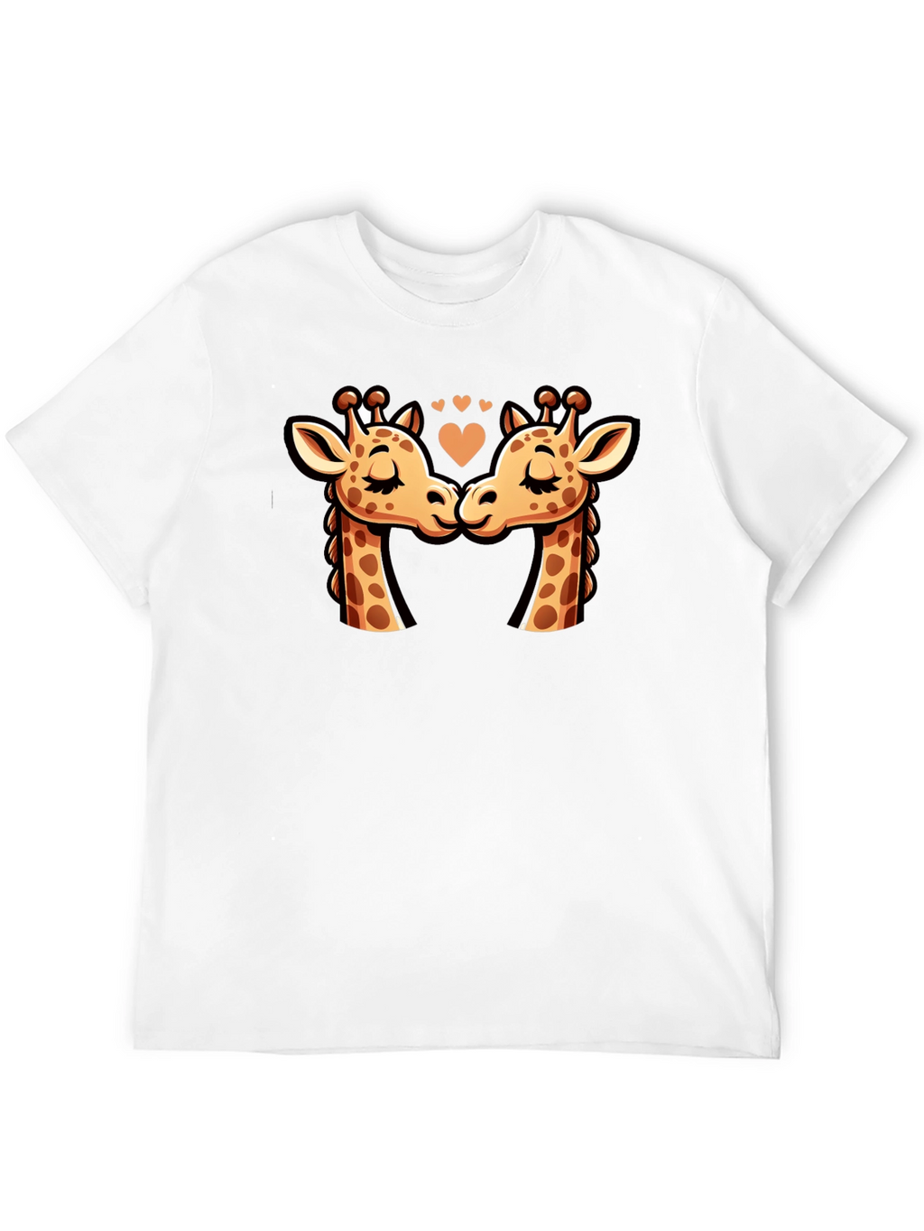 Giraffe Love T-Shirt - Cute Animal Tee