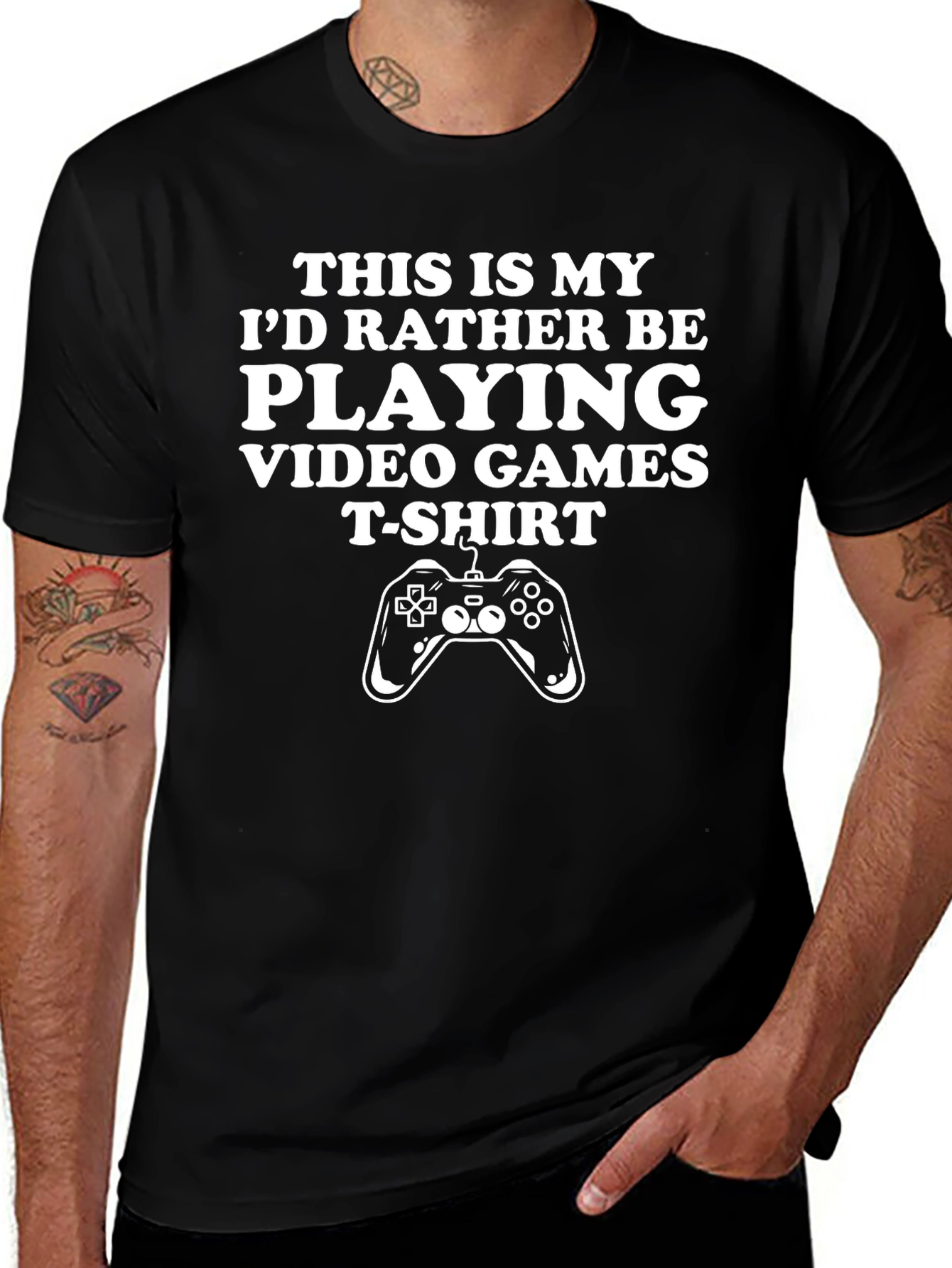 Gamer T-Shirt: Id Rather Be Playing Video Games
