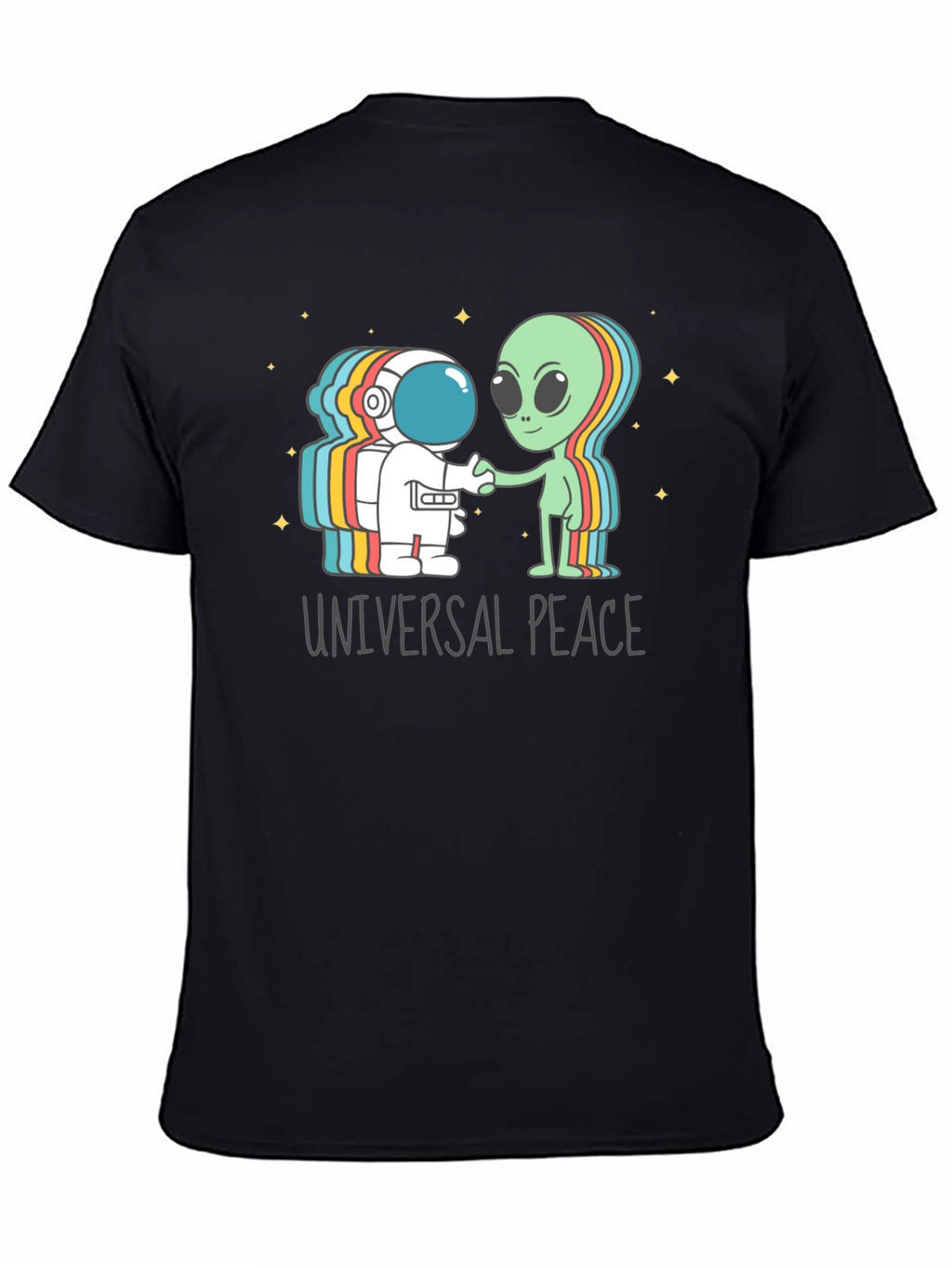 Universal Peace Astronaut Alien T-Shirt