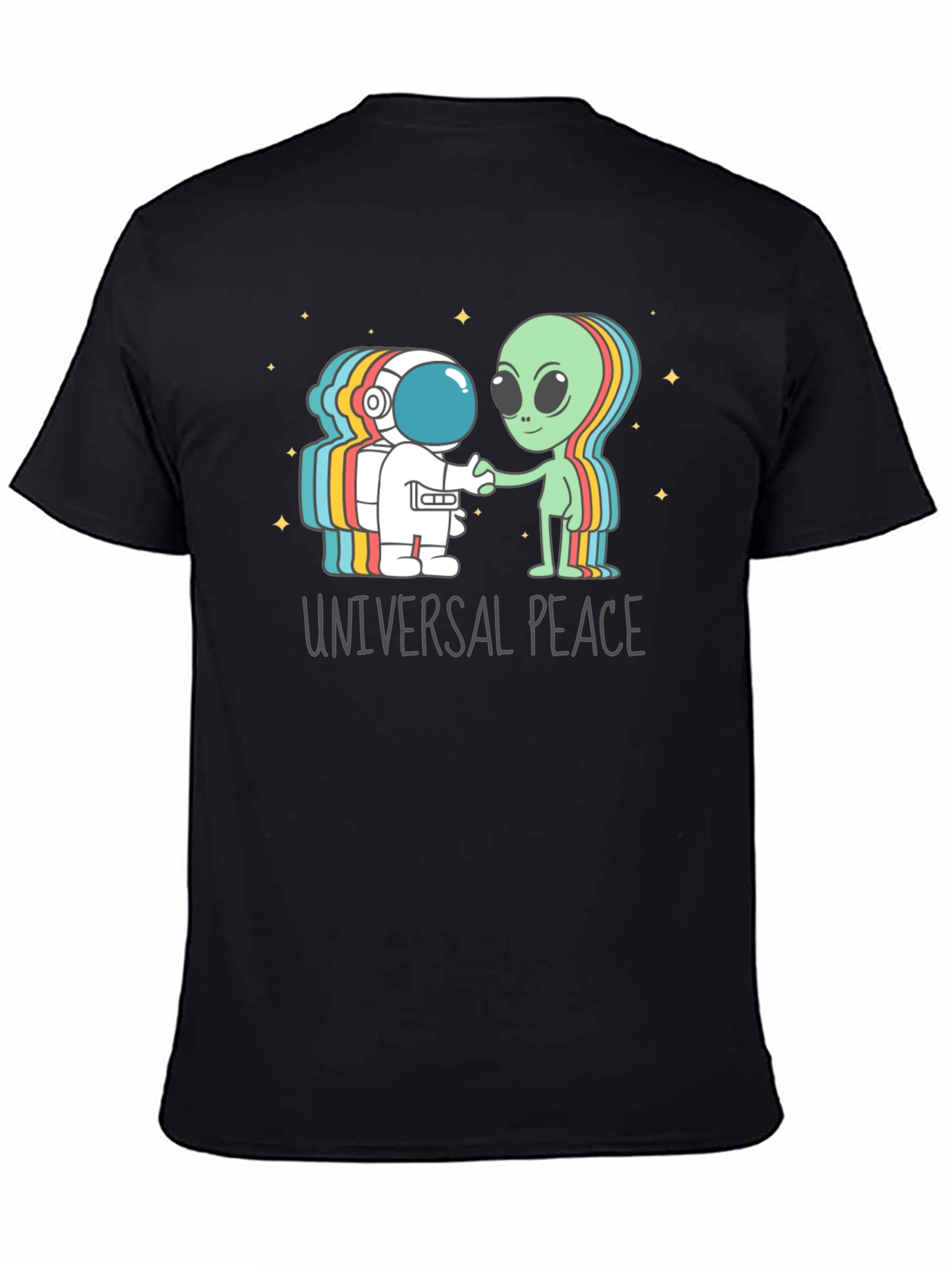 Universal Peace Astronaut Alien T-Shirt