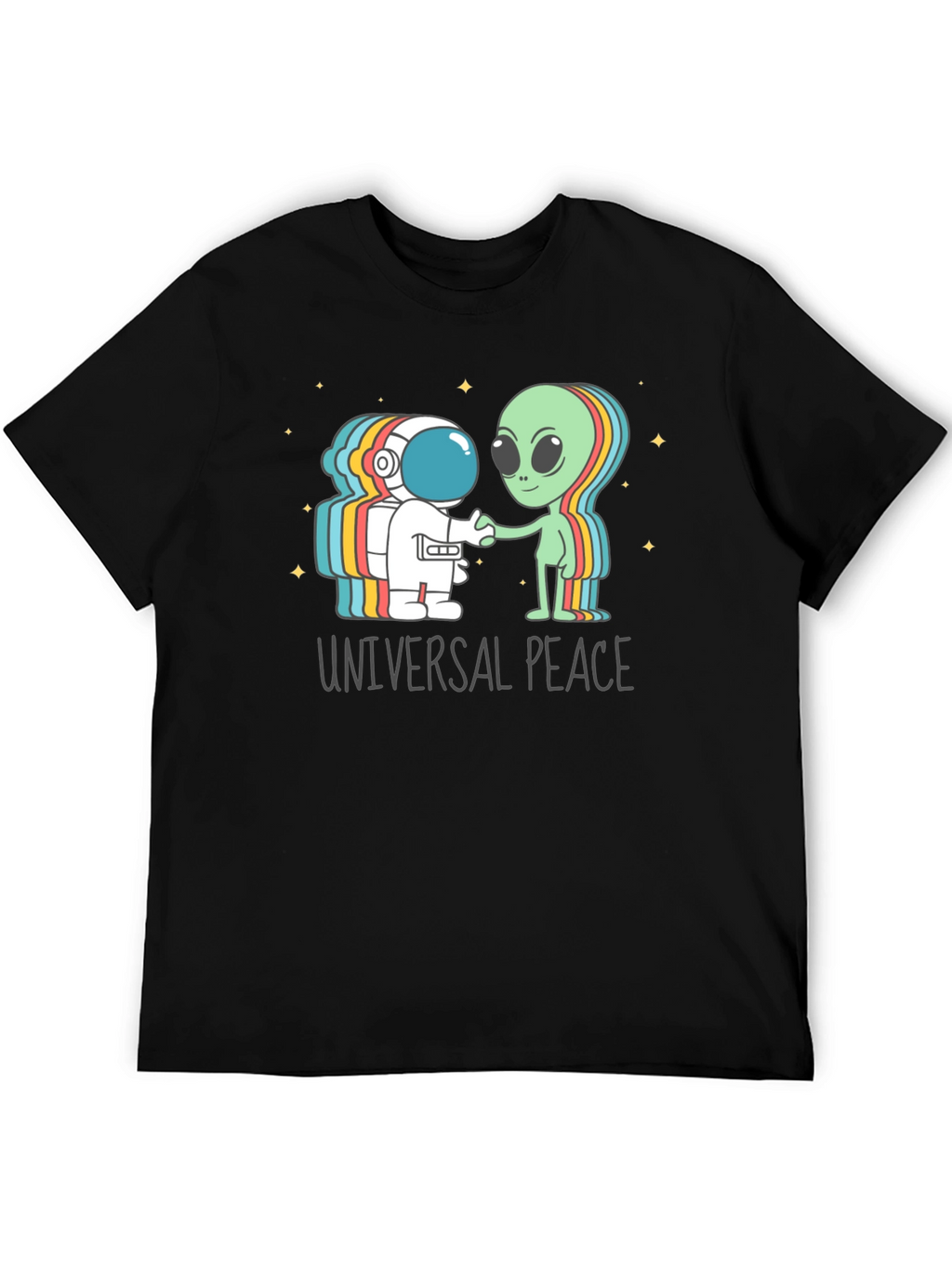 Universal Peace Astronaut Alien T-Shirt