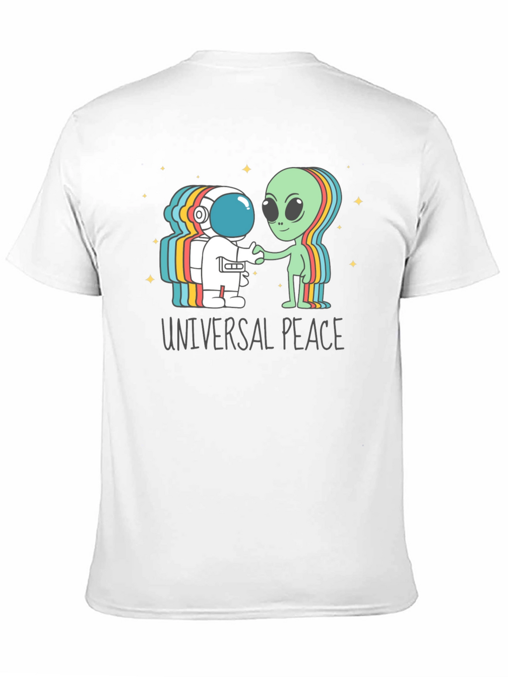Universal Peace Astronaut Alien T-Shirt