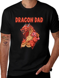 Dragon Dad T-Shirt: Fathers Day Graphic Tee
