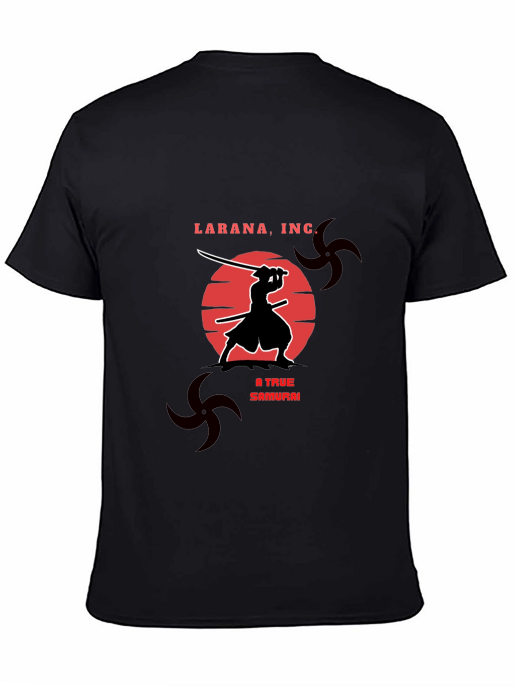 Samurai Silhouette Graphic Tee - Larana Inc.