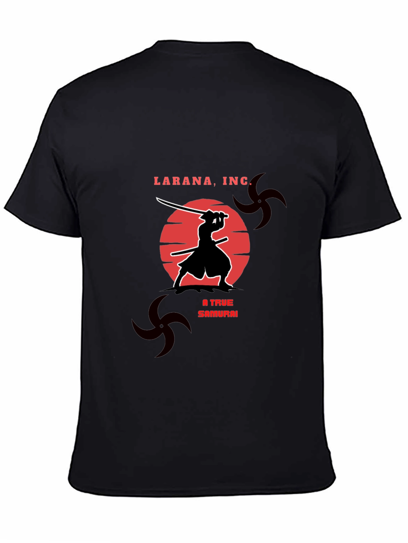 Samurai Silhouette Graphic Tee - Larana Inc.
