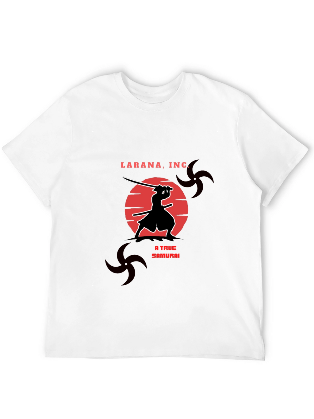 Samurai Silhouette Graphic Tee - Larana Inc.
