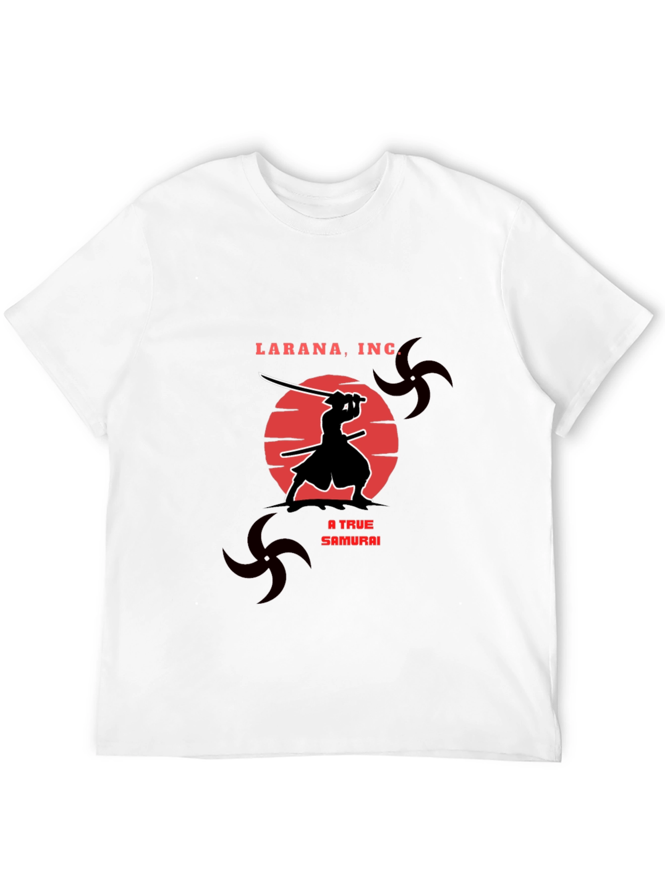 Samurai Silhouette Graphic Tee - Larana Inc.